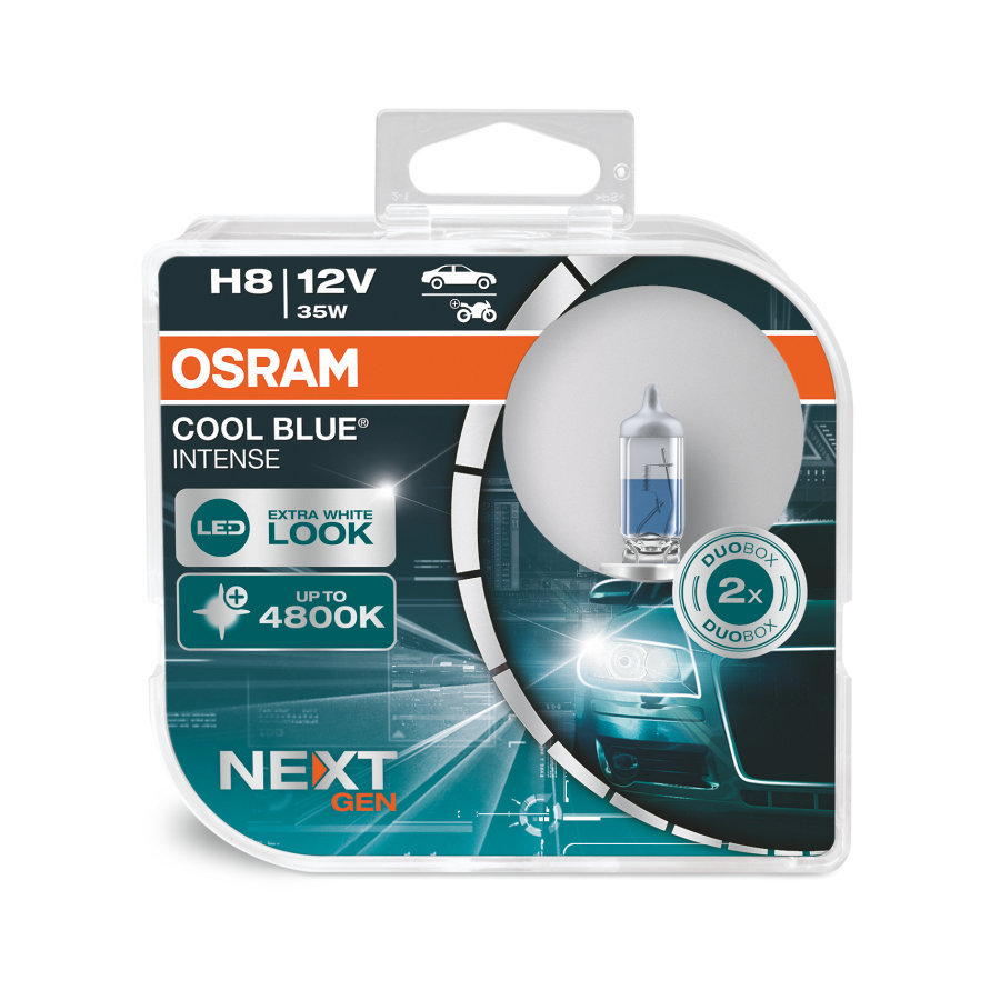 Osram H8 CBN 5000k +100%